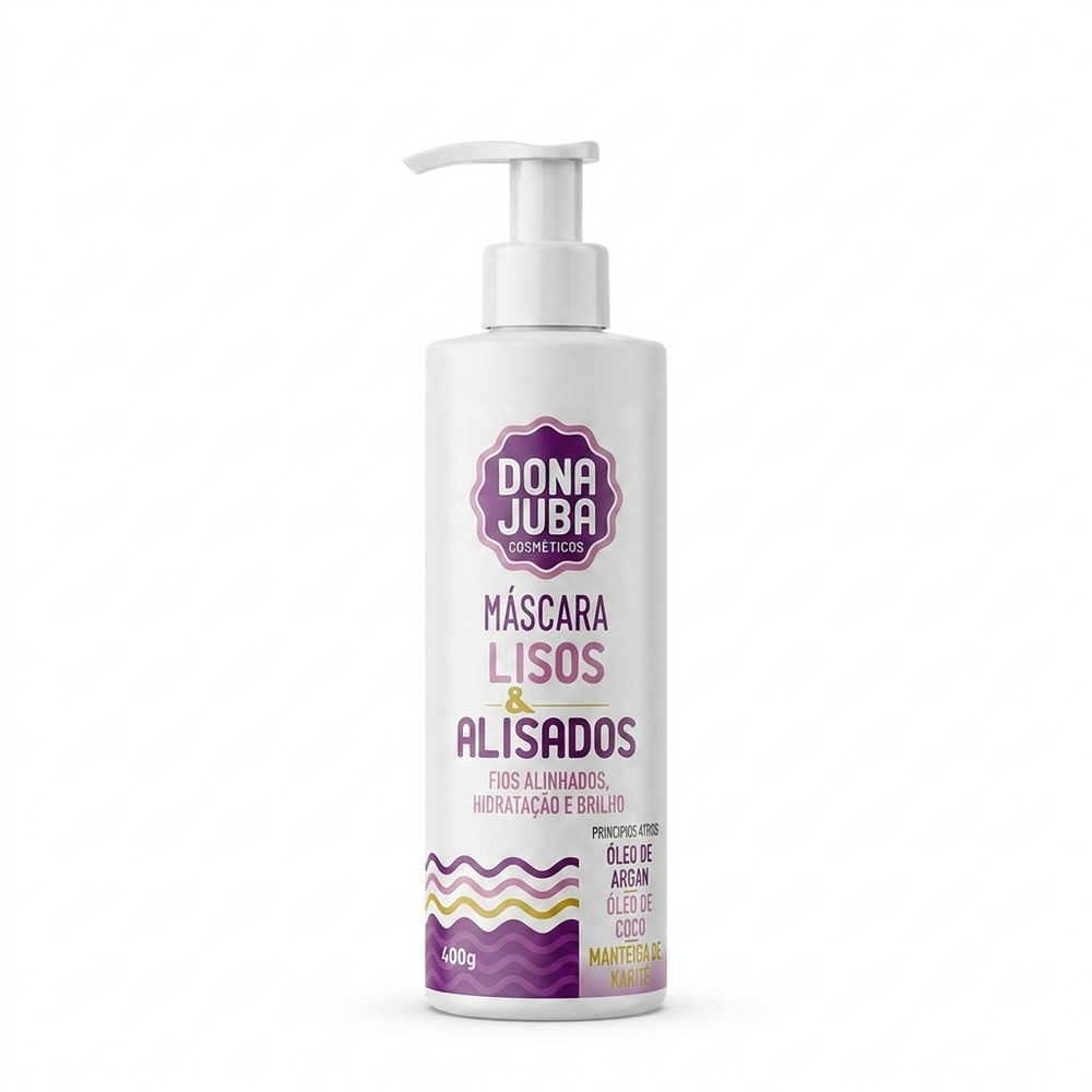 Dona Juba Máscara 400ml Lisos e Alisados