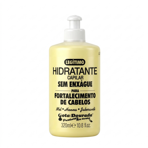 Gota Dourada Hidratante Capilar 320ml Fortalecimento De Cabelos