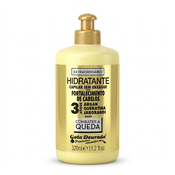 Gota Dourada Hidratante Capilar 320ml Combater a Queda