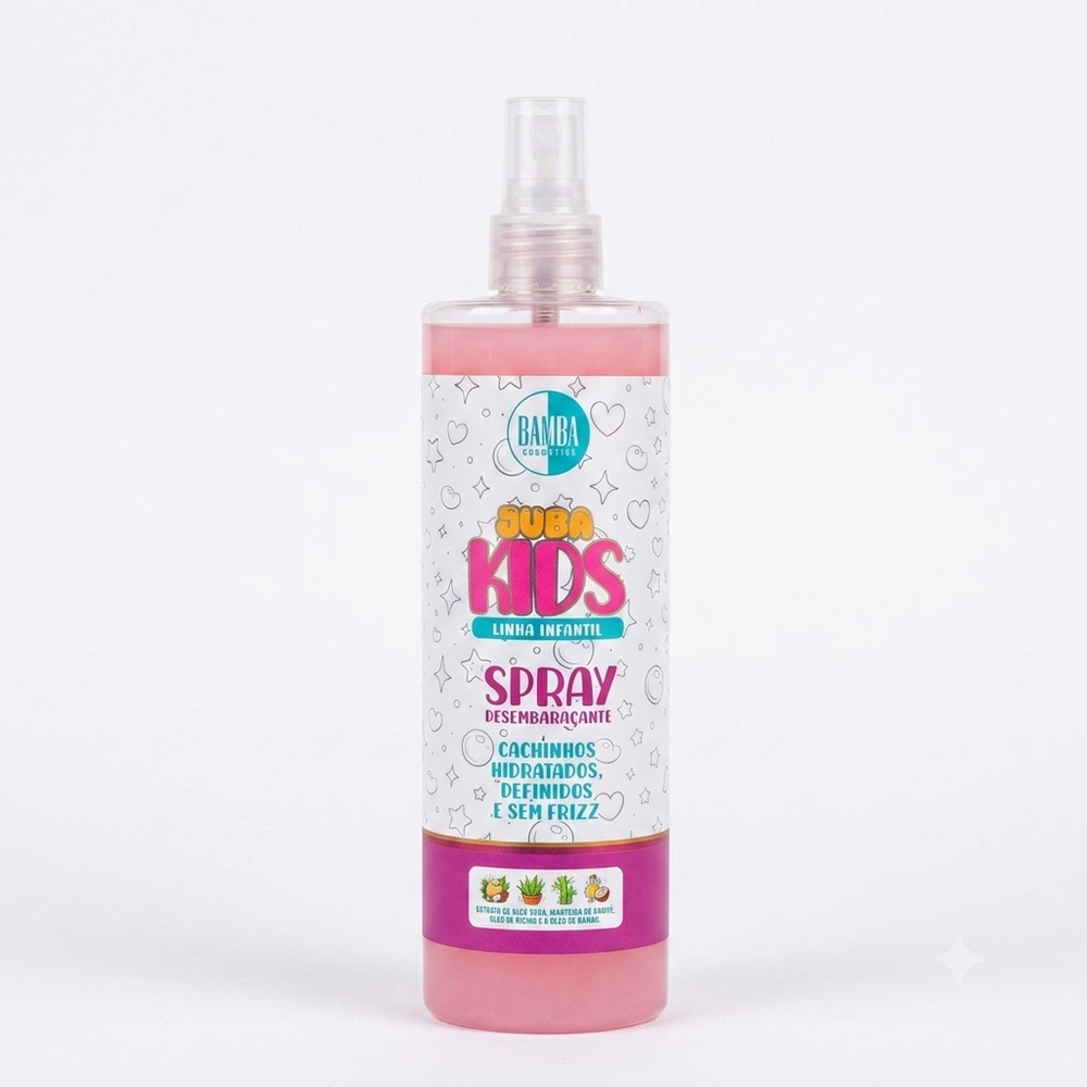 Bamba Cosmetics Spray Desembaraçante 500ml Juba Kids