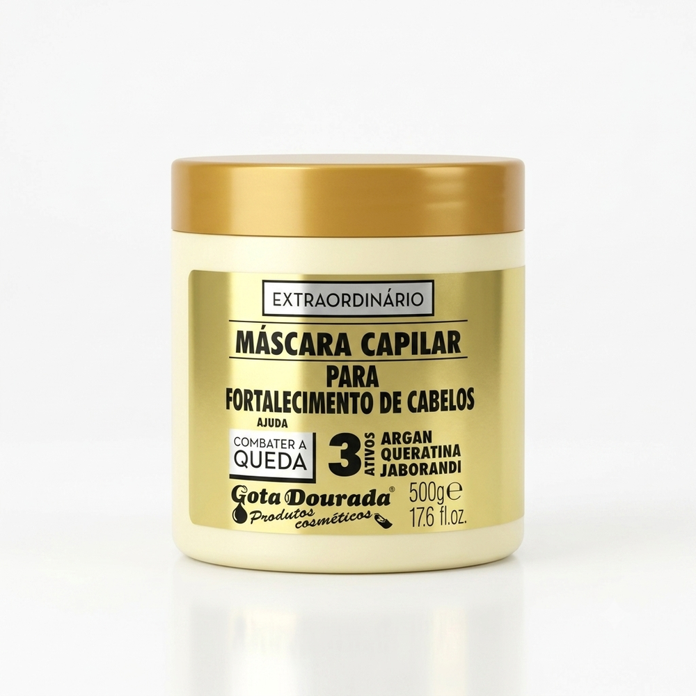 Gota Dourada Máscara Capilar 500g Combater a Queda