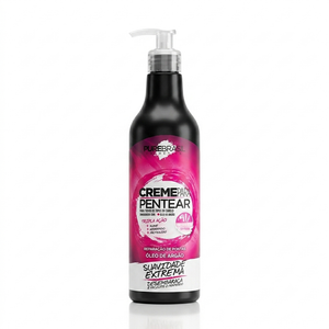 Pure Brasil Creme Para Pentear 500ml Suavidade Extrema
