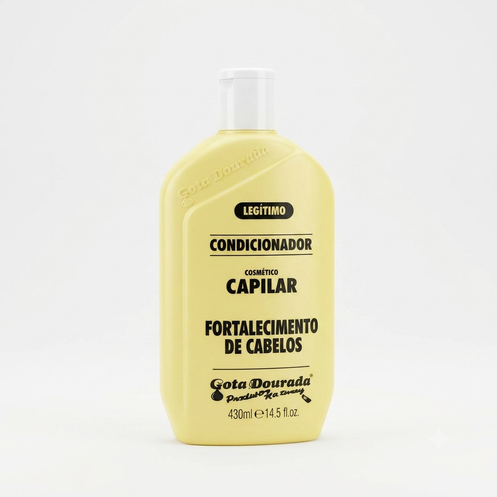 Gota Dourada Condicionador 430ml Fortalecimento De Cabelos