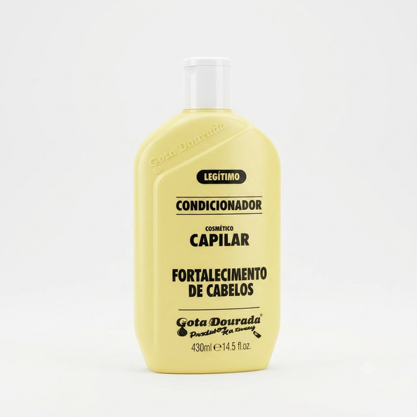 Gota Dourada Condicionador 430ml Fortalecimento De Cabelos