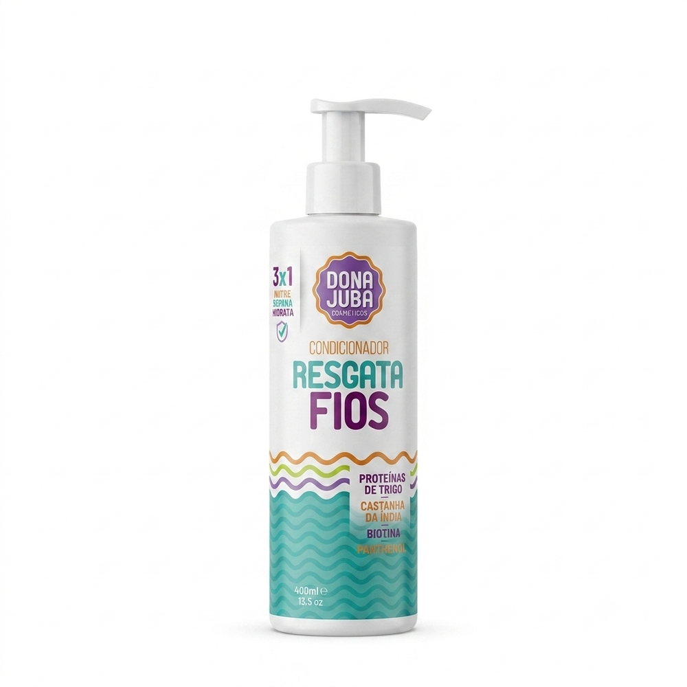 Dona Juba Condicionador 400ml Resgata Fios