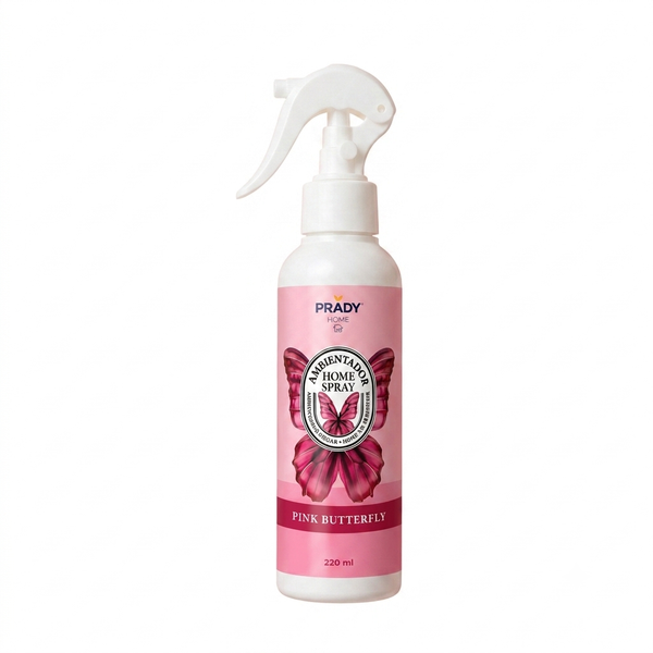 Prady Spray Ambientador 220ML Borboleta Rosa