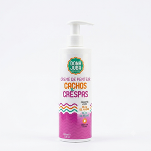 Dona Juba Creme De Pentear 400ml Para Todos Os Tipos De Ondulações