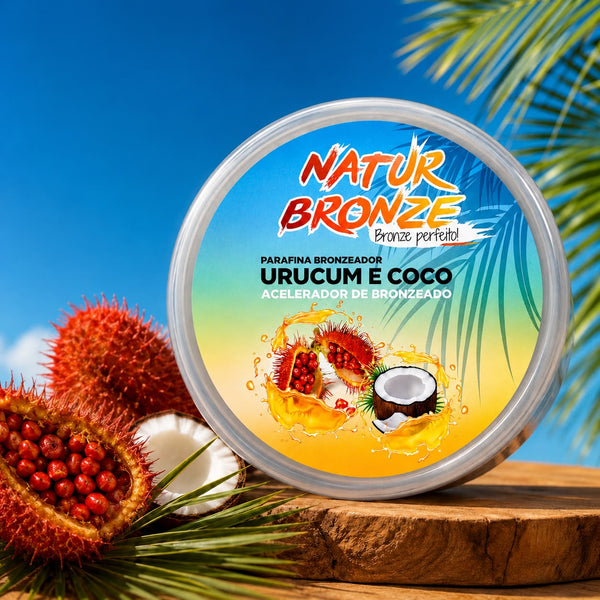 NaturBronze Parafina 150ml Coco e Urucum