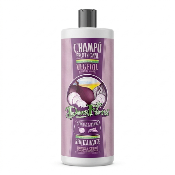 Dona Flora Champô 1000ml Cebola e Bambú
