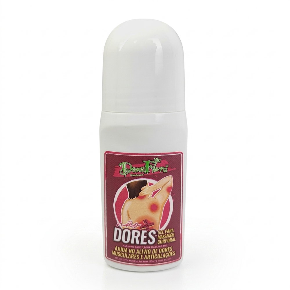 Dona Flora Gel Massagem Roll On 100ml Não+Dores