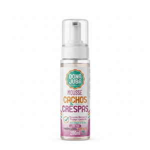 Dona Juba Mousse Capilar 200ml Cachos e Crespas
