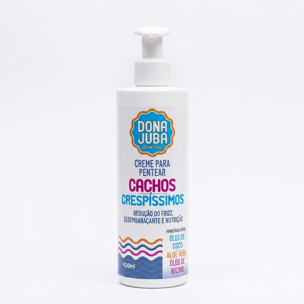 Dona Juba Creme De Pentear 400ml Cachos Crespíssimos