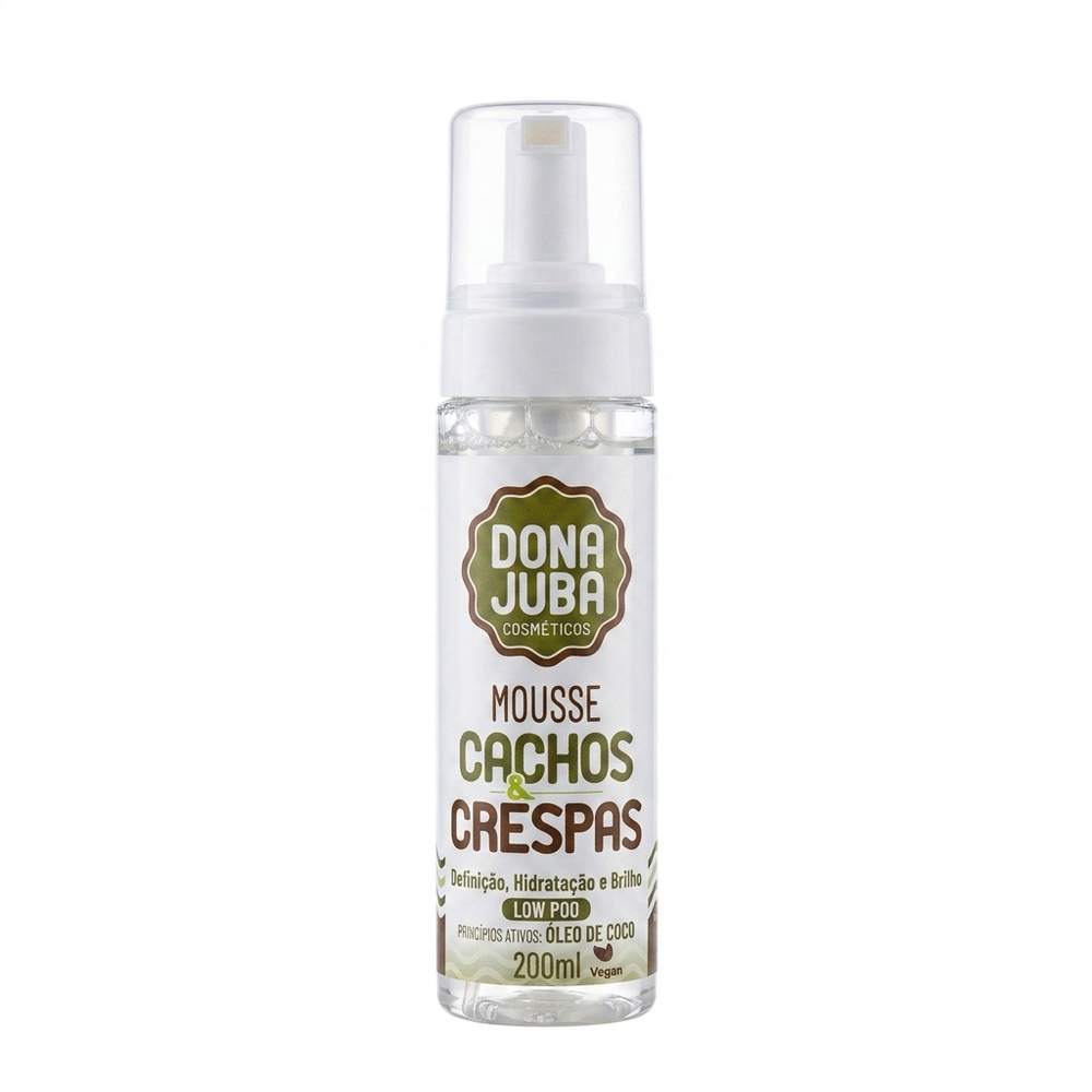 Dona Juba Mousse Capilar 200ml Cachos e Crespas