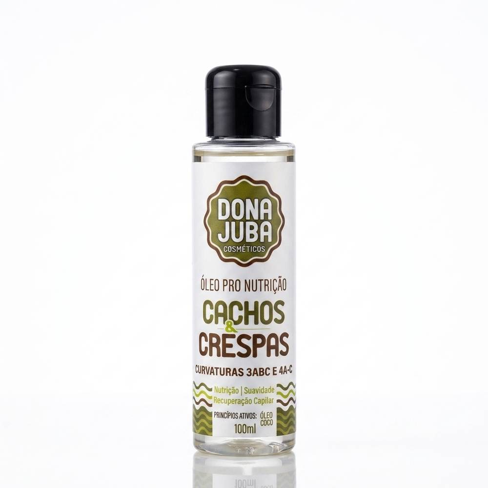Dona Juba Óleo pro Nutrição 100ml Cachos e Crespas