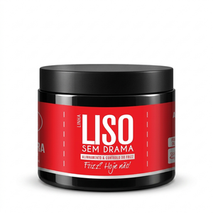 Bamba Cosmetics Máscara Capilar 500ml Liso Sem Drama