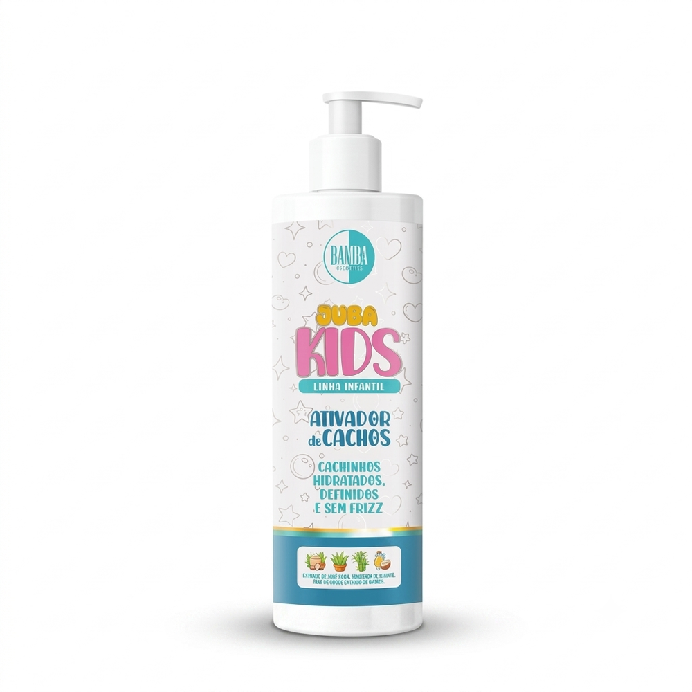 Bamba Cosmetics Ativador De Cachos 500ml Juba Kids