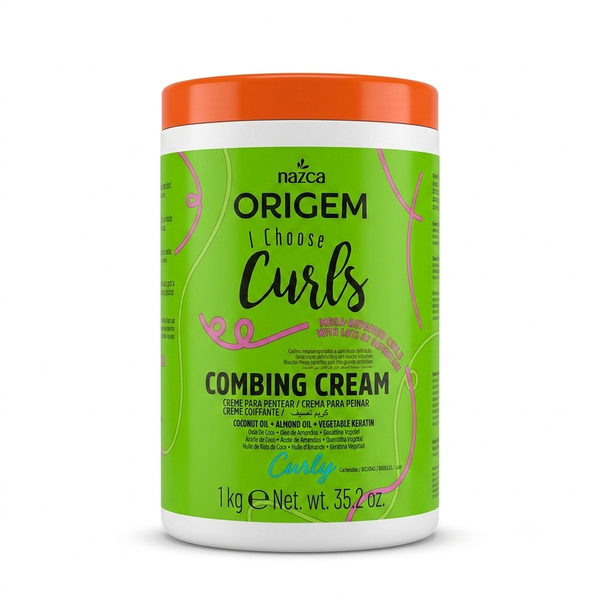 Nazca Origem Creme De Pentear 1kg Cahos Mega Reparados Com Muita Definição