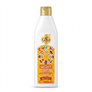 Gota Dourada Condicionador 340ml Infantil Cabelos Cacheados
