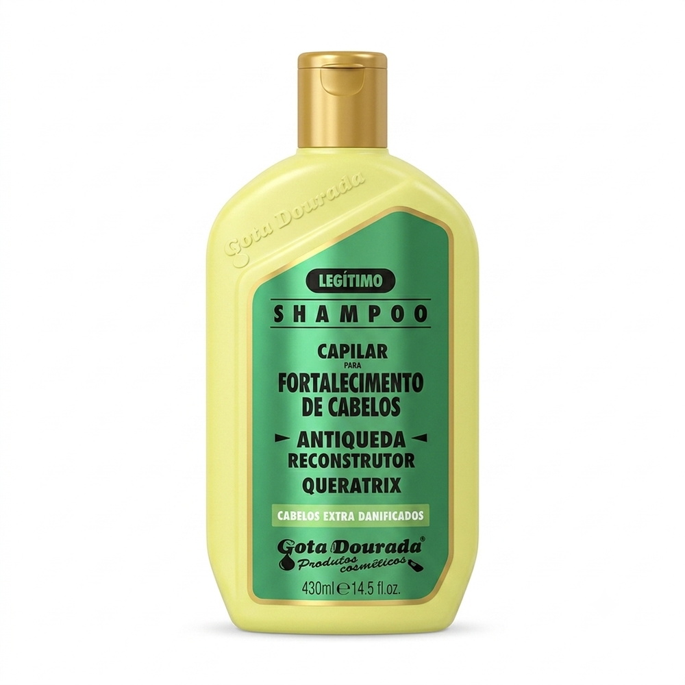 Gota Dourada Champô 430ml Cabelos Extra Danificados