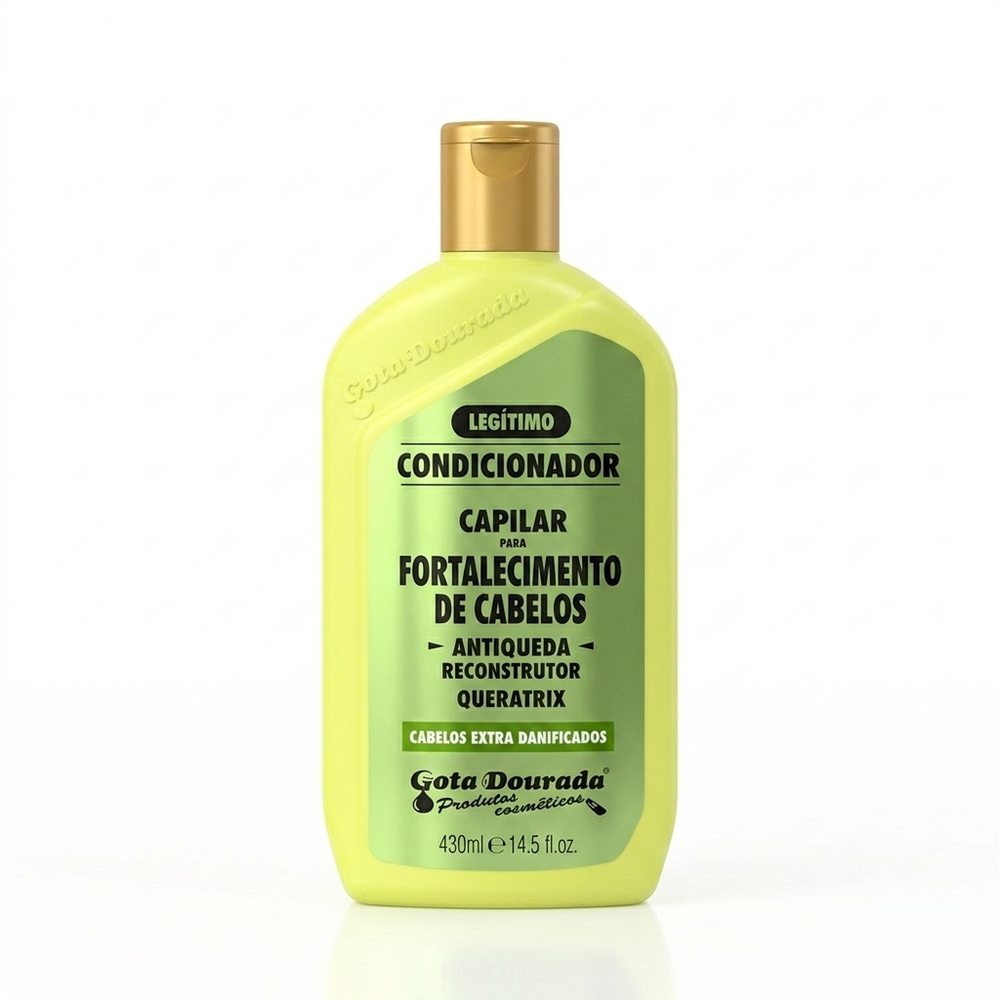Gota Dourada Condicionador 430ml Cabelos Extra Danificados