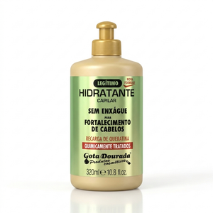 Gota Dourada Hidratante Capilar 320ml Recarga De Queratina