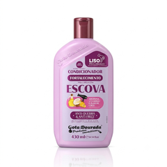Gota Dourada Condicionador 430ml Para Cabelos Com Escova