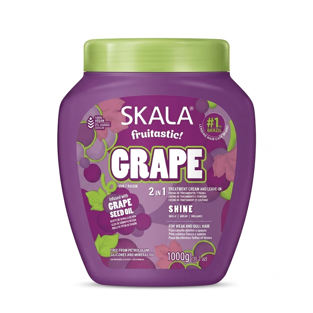 Skala Máscara Capilar 2em1 1000g Grape(Uva)