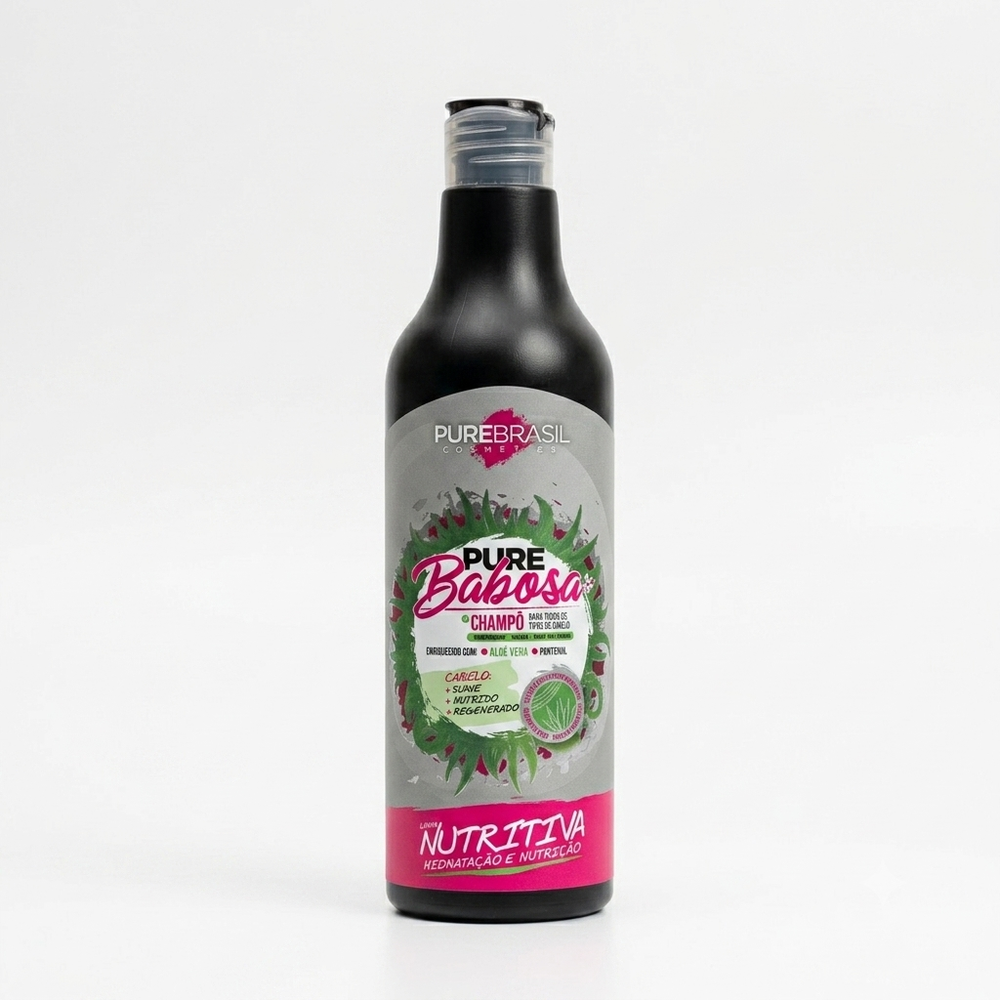 Pure Brasil Champô 500ml Pure Babosa