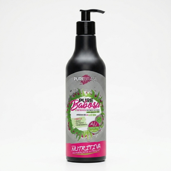 Pure Brasil Creme De Pentear 500ml Pure Babosa