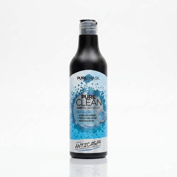 Pure Brasil Champô 500ml Pure Clean Anticaspa