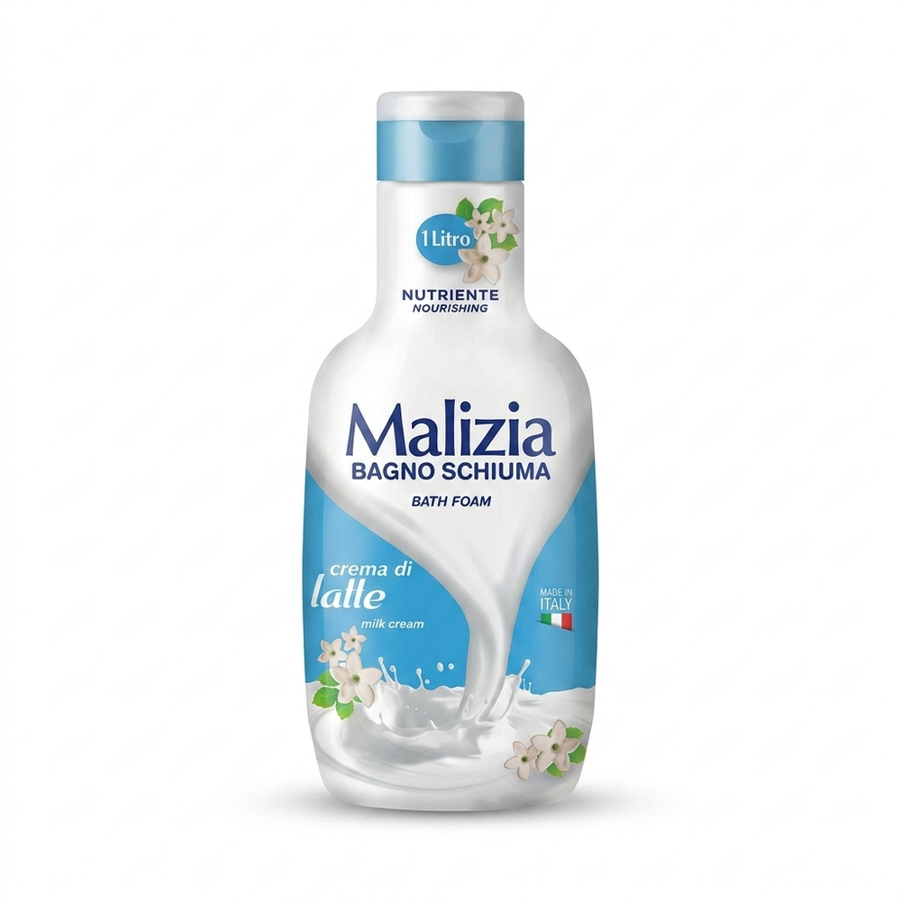 Malizia Gel De Banho 1L Creme De Leite