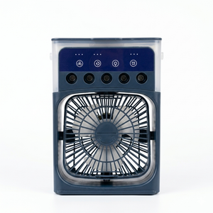 Ventoinha Humidificadora Multifuncional Na Cor Azul