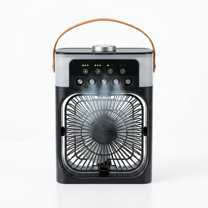 Ventoinha Humidificadora Multifuncional Na Cor Preto