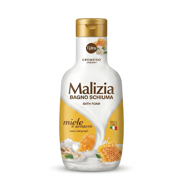 Malizia Gel De Banho 1L Mel e Gengibre