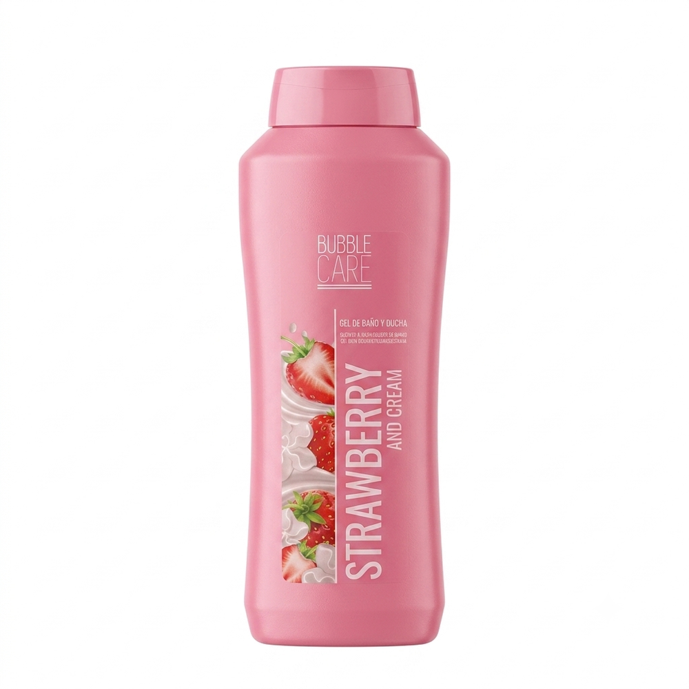 Bubble Care Gel De Banho 750ml Morango e Nata