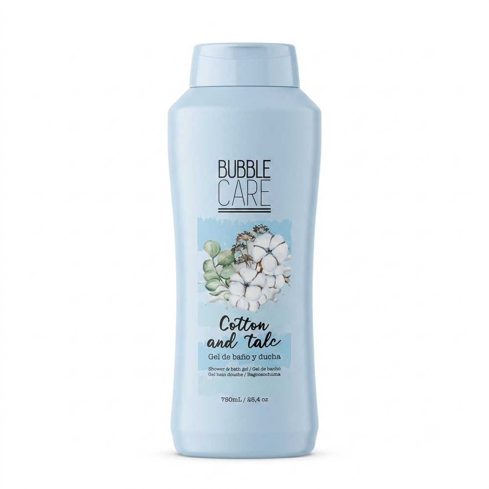 Bubble Care Gel De Banho 750ml Algodão e Talco