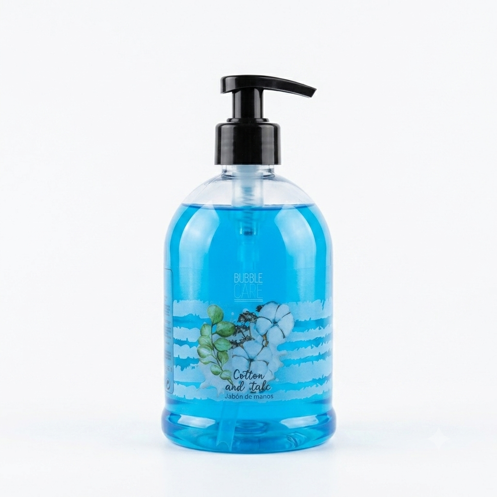 Bubble Care Gel De Mãos 500ml Algodão e Talco