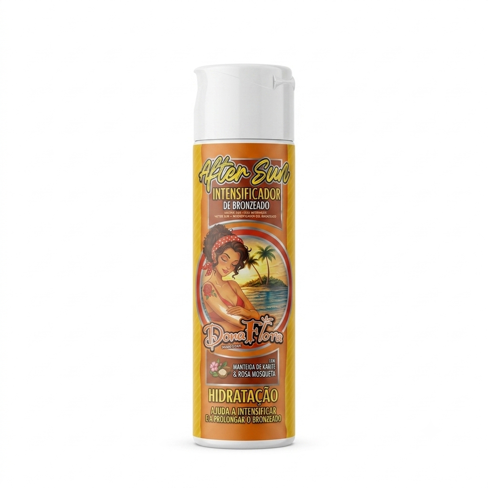 Dona Flora Intensificador De Bronzeado 250ml Rosa Mosqueta e Karité