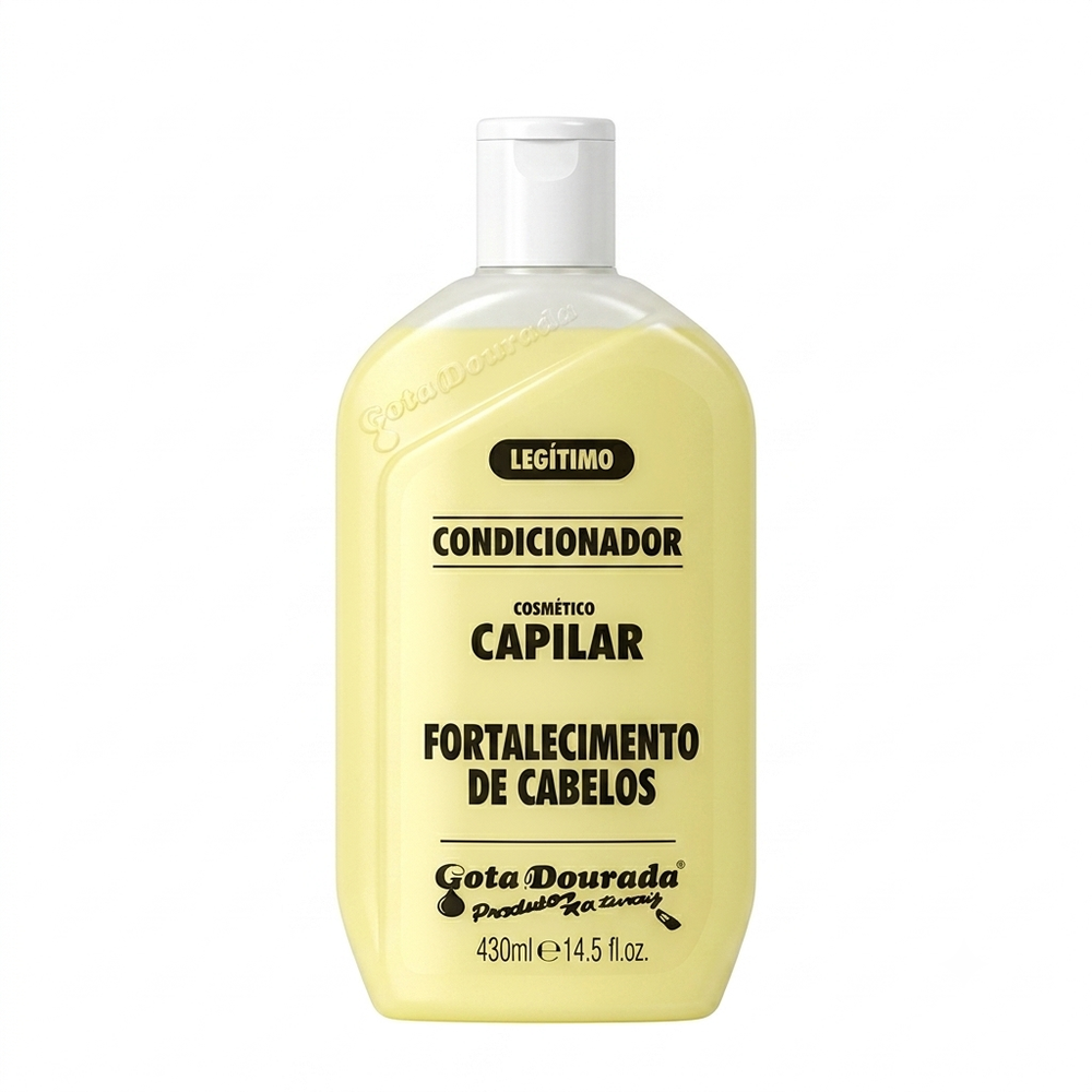 Gota Dourada Condicionador 430ml Fortalecimento De Cabelos