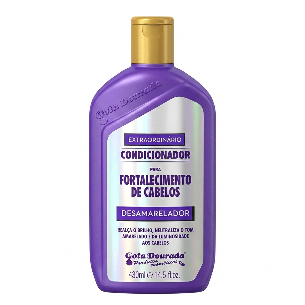 Gota Dourada Condicionador 430ml Desamarelador