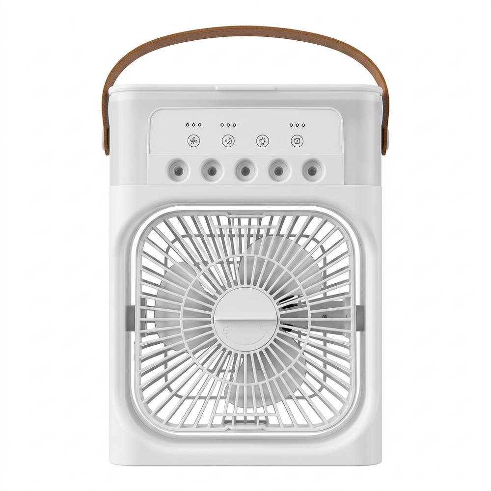 Ventoinha Humidificadora Multifuncional Na Cor Branco
