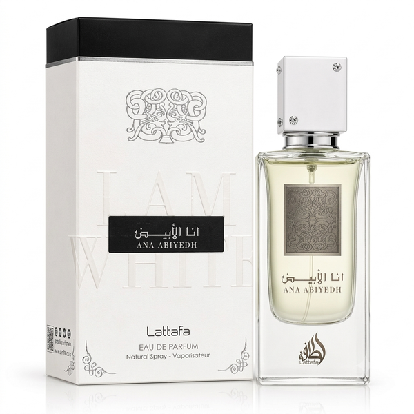 Lattafa Eau De Perfum 60ML Ana Abiyedh White