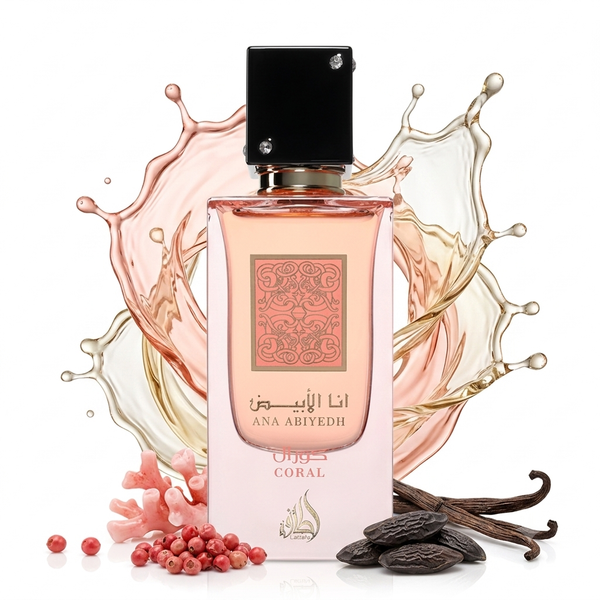 Lattafa Eau De Perfum 60ML Ana Abiyedh Coral