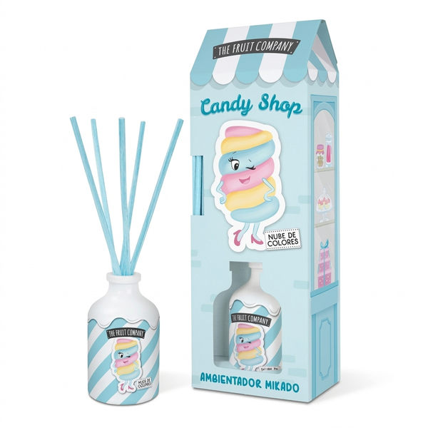 The Fruit Company Candy Shop Mikado 40ML Nuvem De Cores