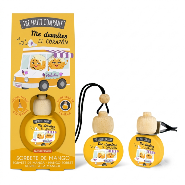 The Fruit Company Ambientador Para Carro 5ML Sorvete De Manga