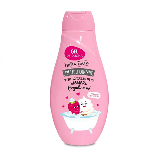 The Fruit Company Gel De Banho 600ML Morango e Nata