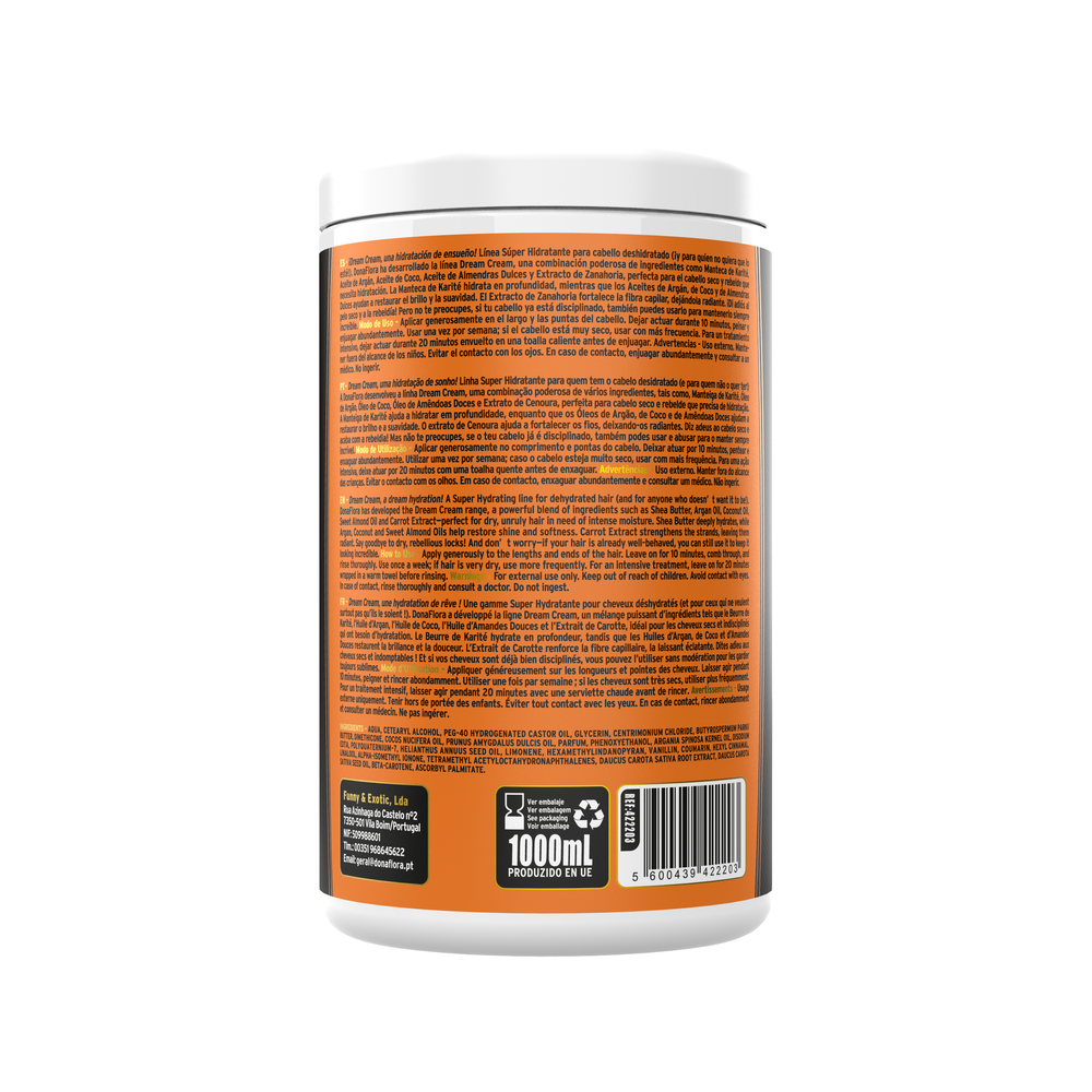 Dona Flora Máscara Capilar 1000ml Dream Cream