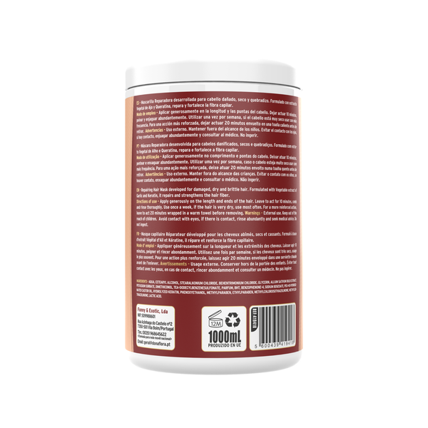 Dona Flora Máscara Capilar 1000ml Alho e Queratina