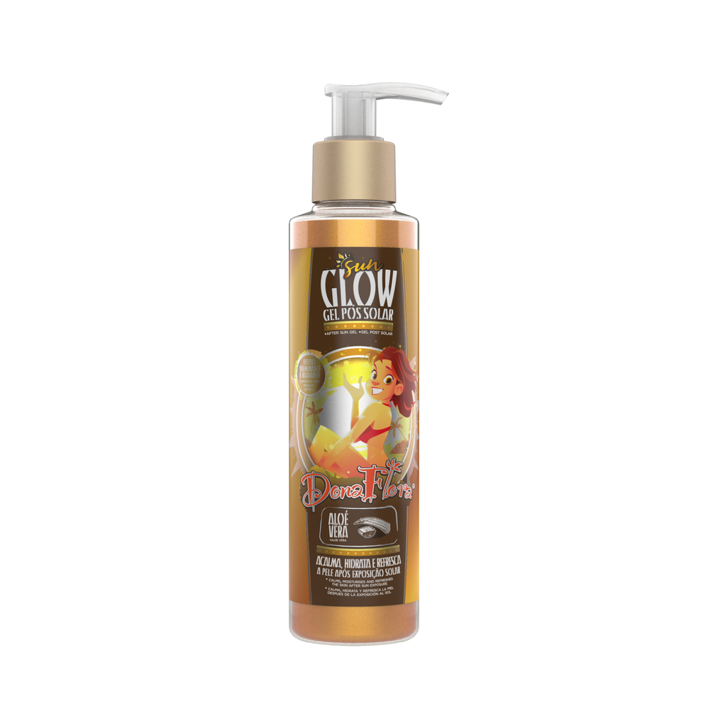 Dona Flora Gel Pós Solar 200ml Glow Aloé Vera