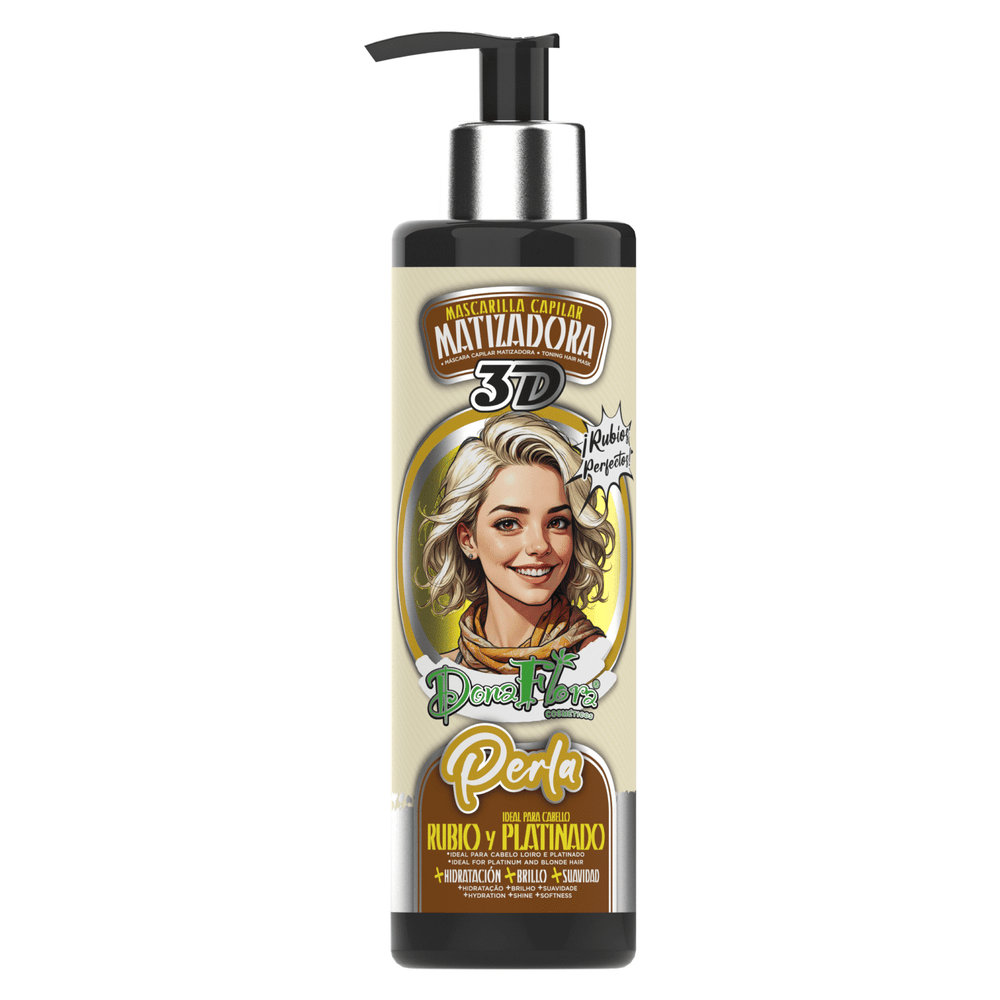 Dona Flora Máscara Capilar Matizadora 300ml Pérola